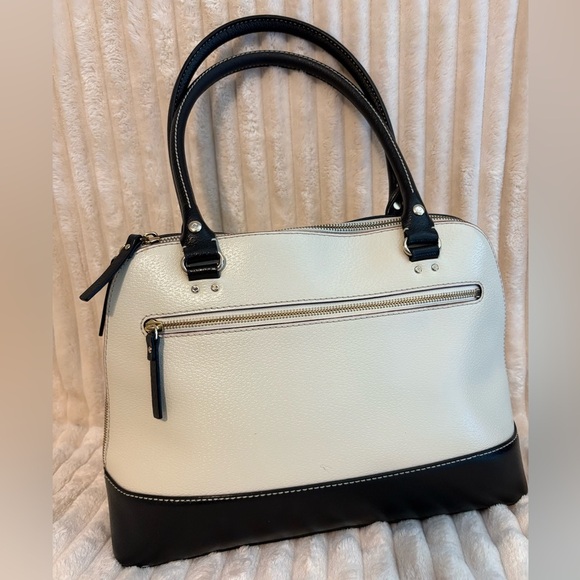 Kate Spade Black and White Satchel - Picture 7 of 9